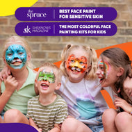 Rainbow Split Cake Face Paint Palette
