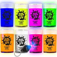 UV Neon Face Paint Kit – 20 Colors