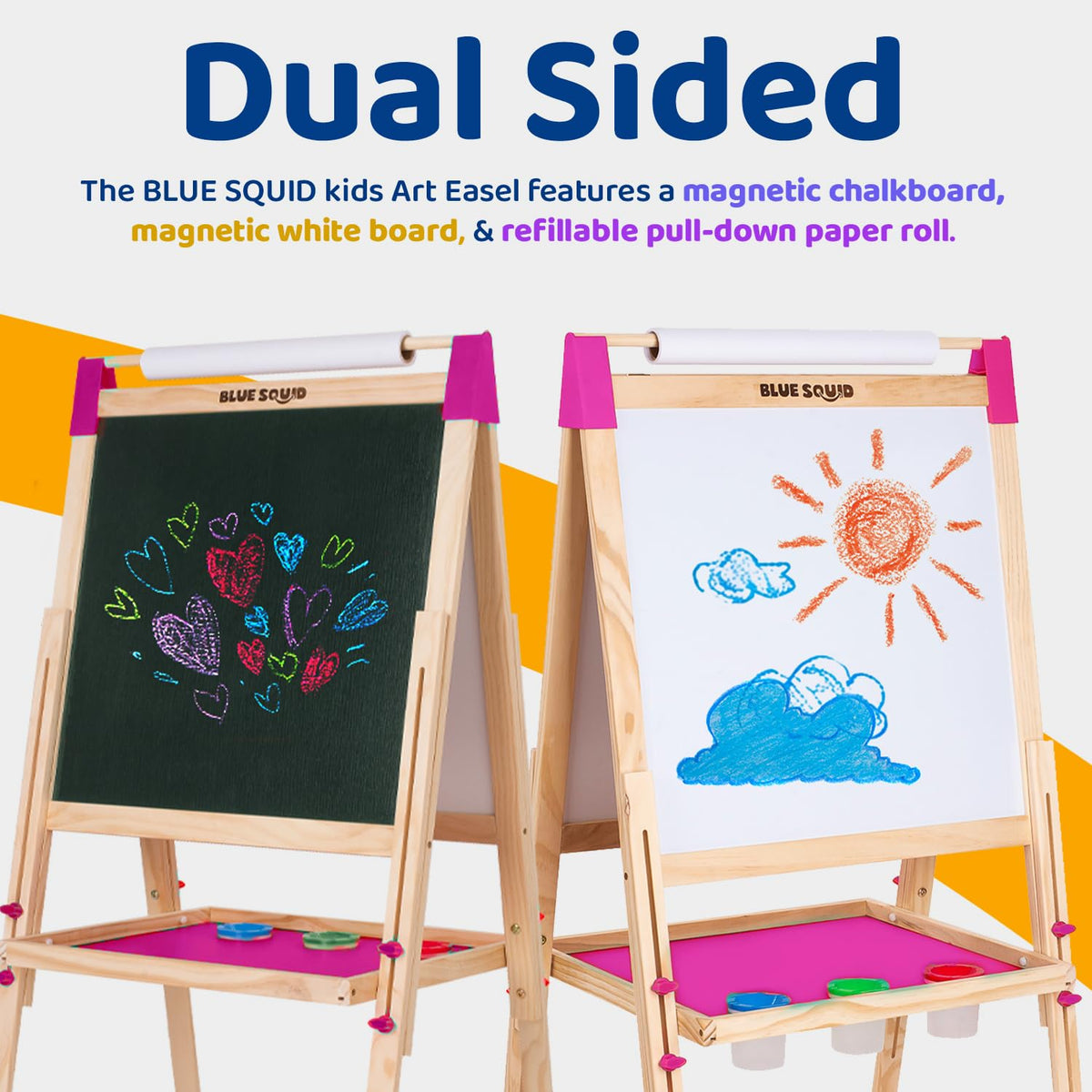 Blue Squid Art Easel - Pink Easel Pre24 - Image 3