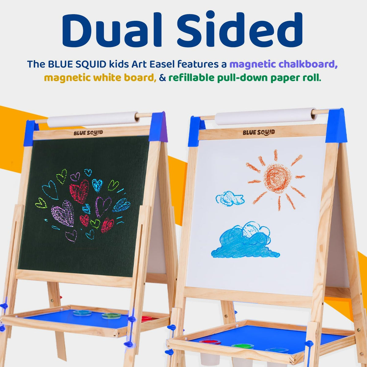 Blue Squid Art Easel - Blue Easel - Image 3