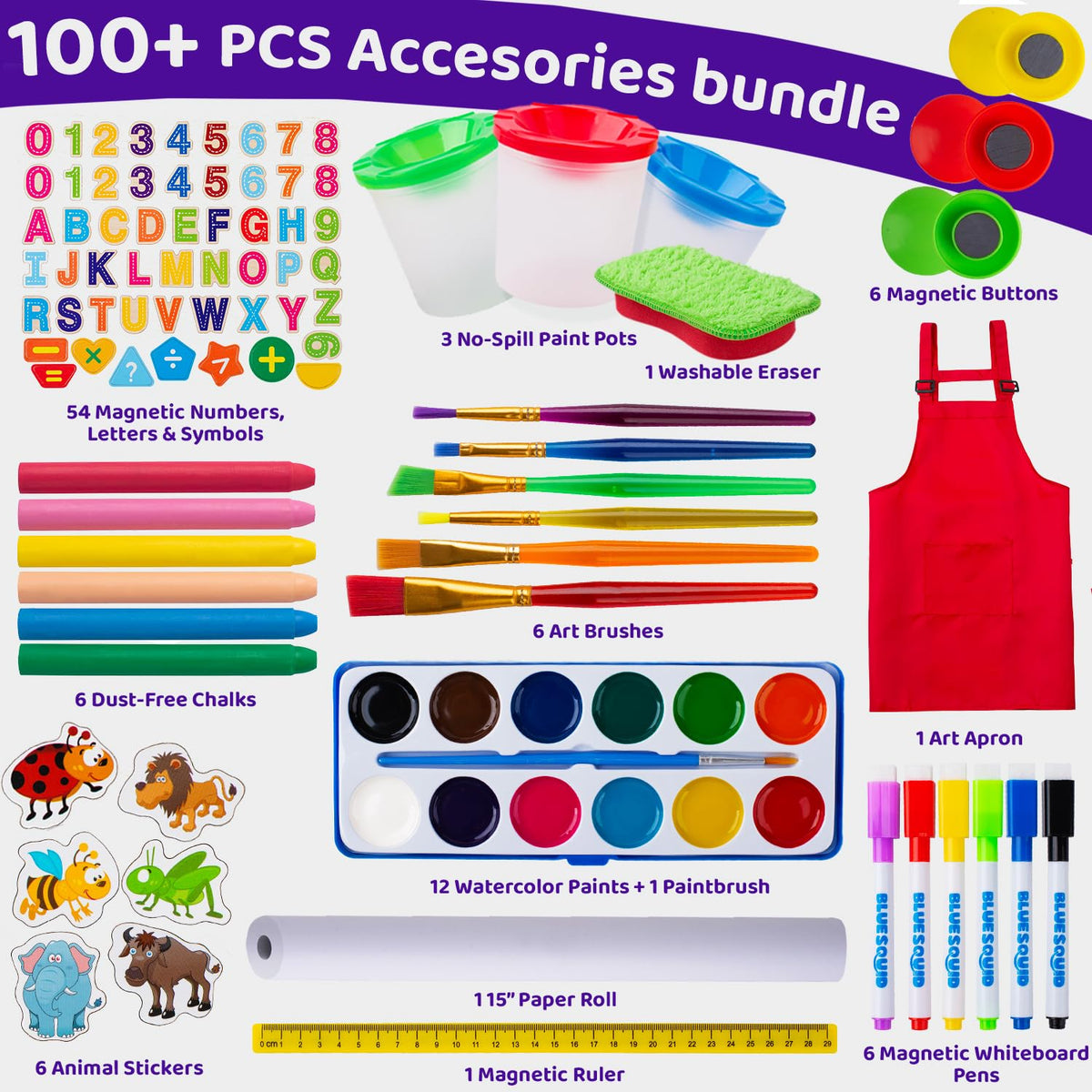 Art Easel with 100+ Accessories