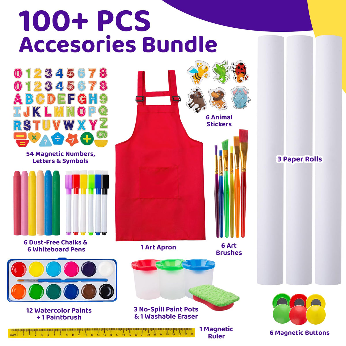 Art Easel with 100+ Accessories