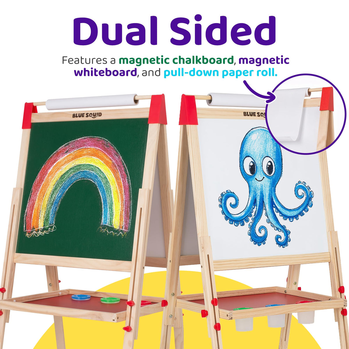 Blue Squid Art Easel - XL Red - Image 2